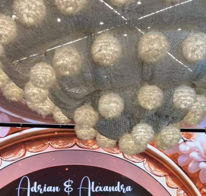 Cum arată locația în care are loc nunta Alexandrei Cotruș. Decorul a fost gândit până la cel mai mic detaliu