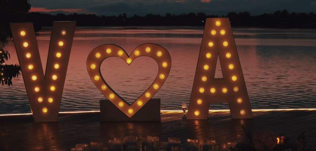 Decor de la nunta Andreei Bălan