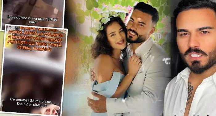 EXCLUSIV | Jador, prima reacție despre video în care se presupune că soția lui a fost prinsă beată la volan și a încercat să dea șpagă