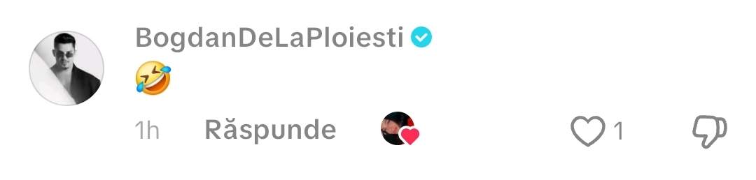 comentariu pe TikTok