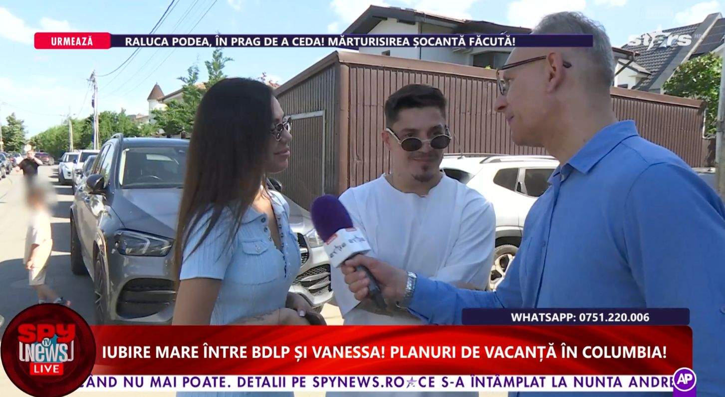 BDLP și Vanessa, înainte de a pleca de la petrecerea nepotului lui Costel Biju