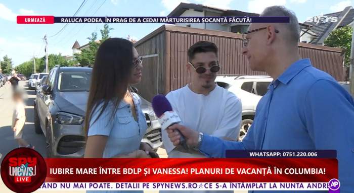 BDLP și Vanessa, înainte de a pleca de la petrecerea nepotului lui Costel Biju
