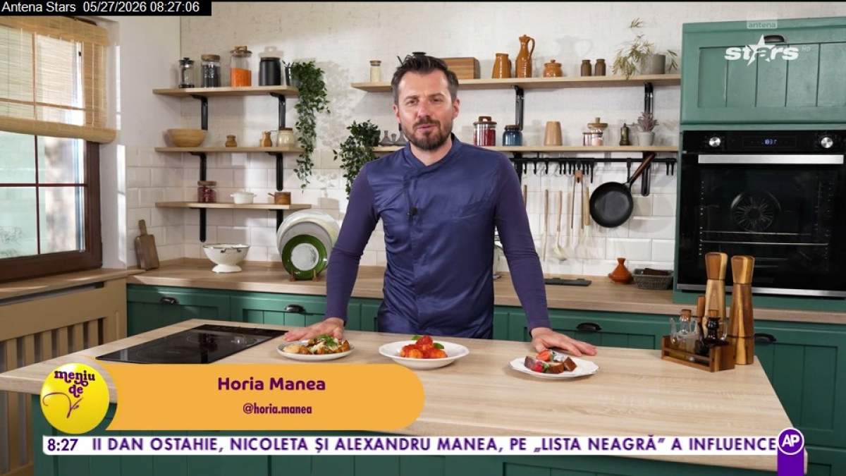Chef Horia Manea prezintă rețeta pas cu pas
