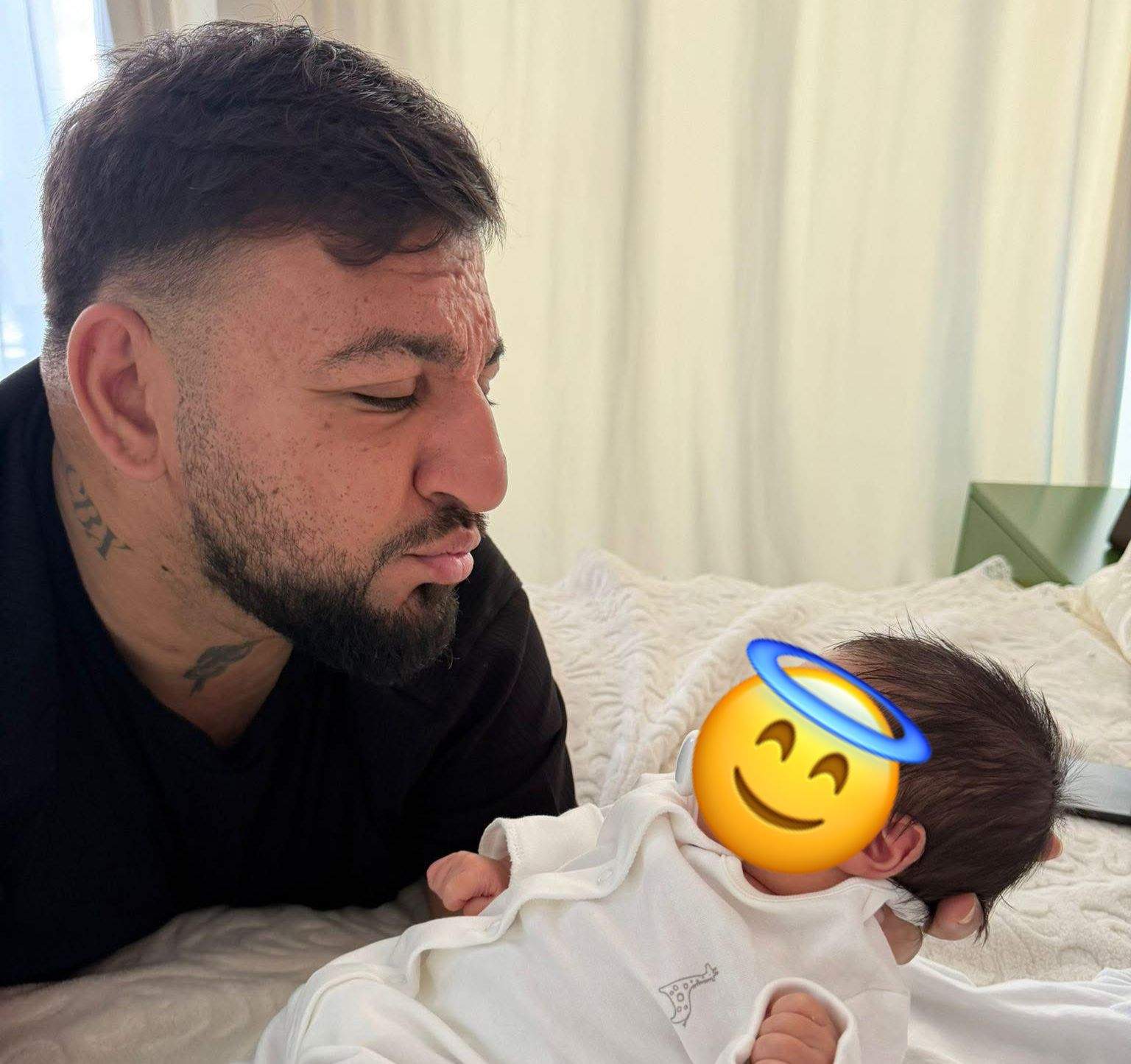 Costel Biju, alături de nepotul său