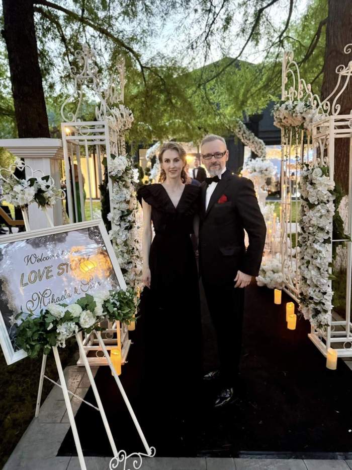 mihai albu si elena, sotia sa