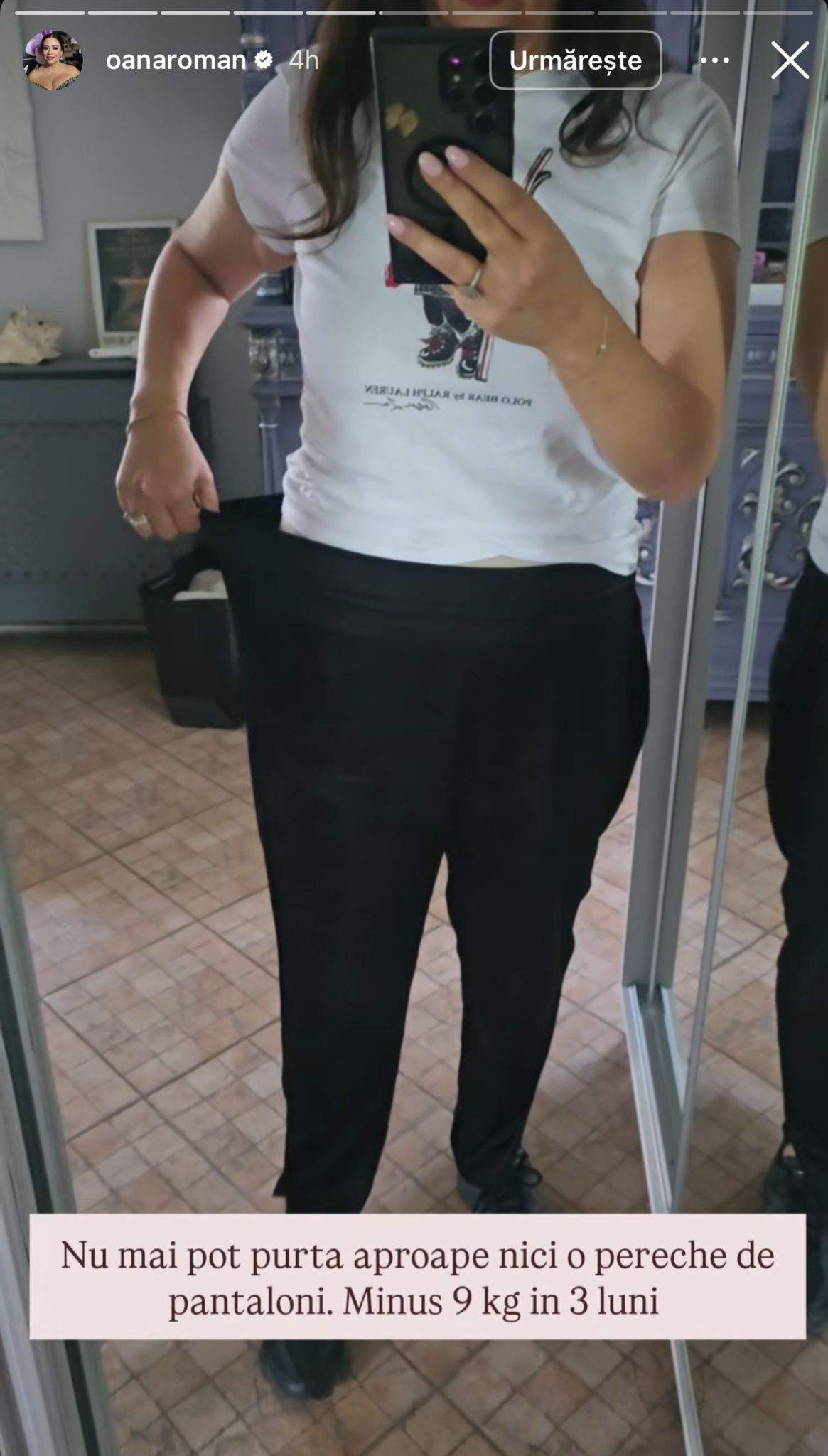 Oana Roman a slăbit
