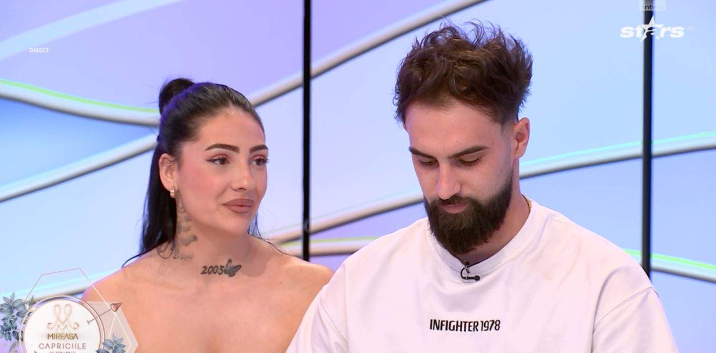 Giulia, cu ochii în lacrimi