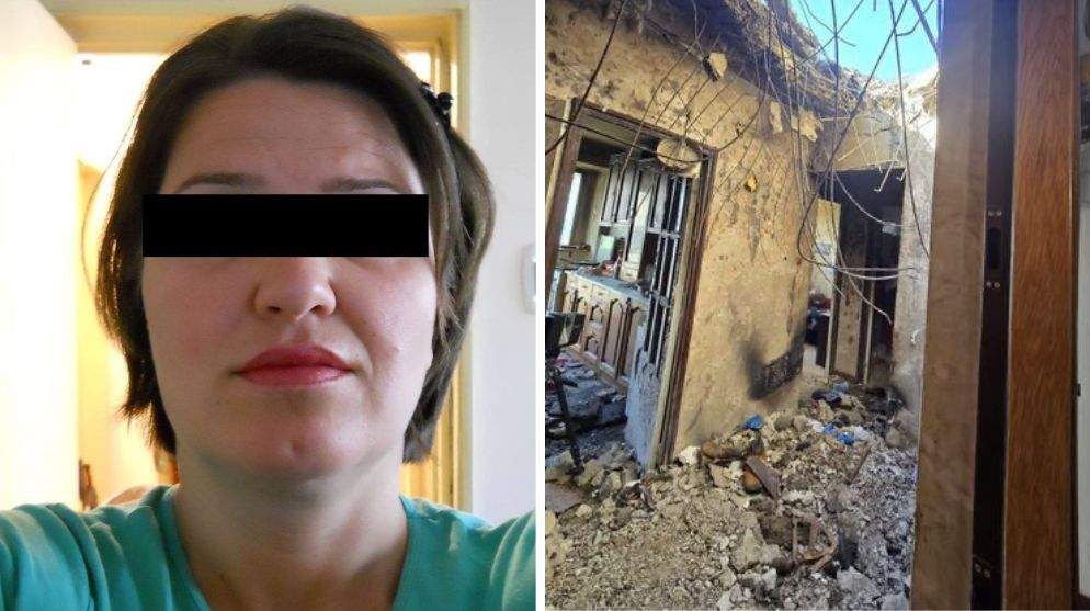 Colaj cu victima exploziei din Galați și casa ei