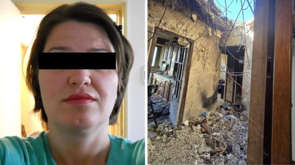 Colaj cu victima exploziei din Galați și casa ei