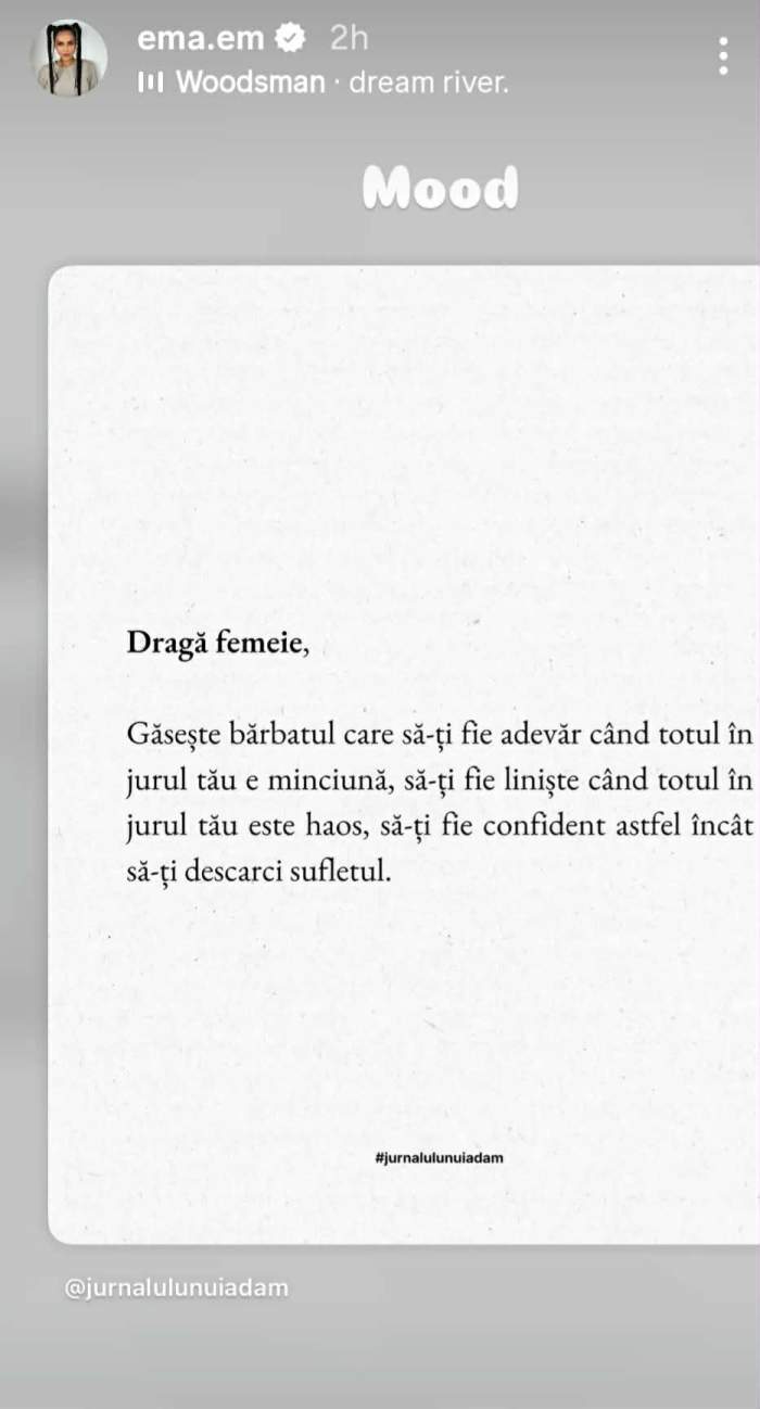 mesajul Emei Oprișan