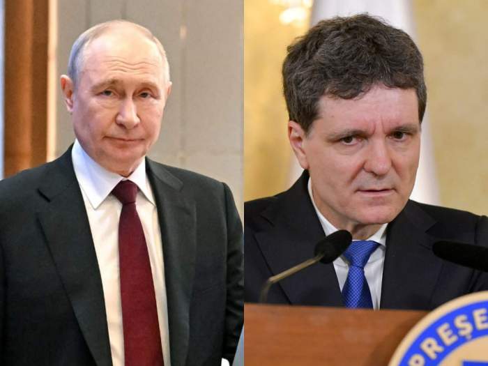 Nicușor Dan și Vladimir Putin