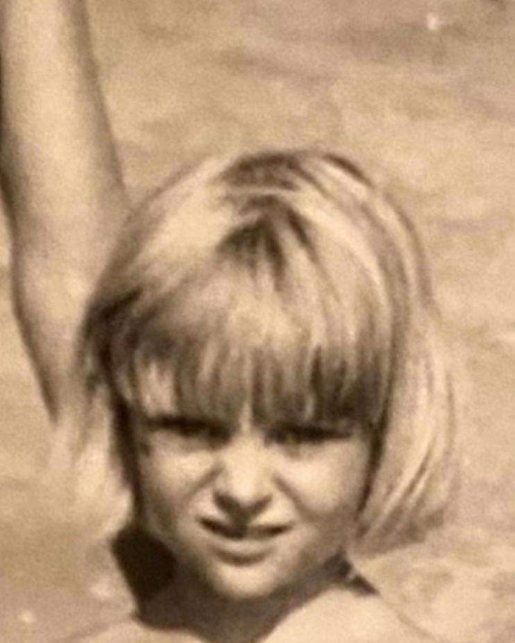 Delia când era copil