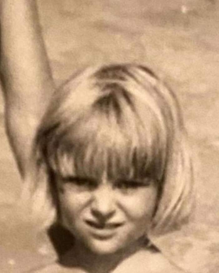 Delia când era copil