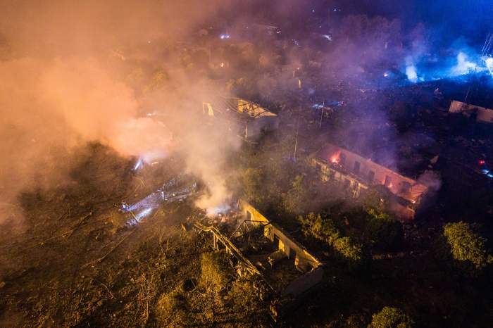 explozie în China