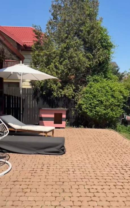 Cum arată grădina Ioanei Ginghină. Actrița a făcut turul în costum de baie