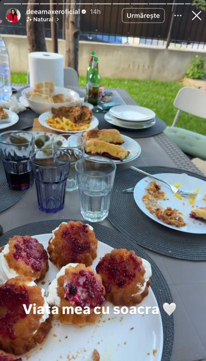 Prăjiturile făcute de soacra Deei Maxer
