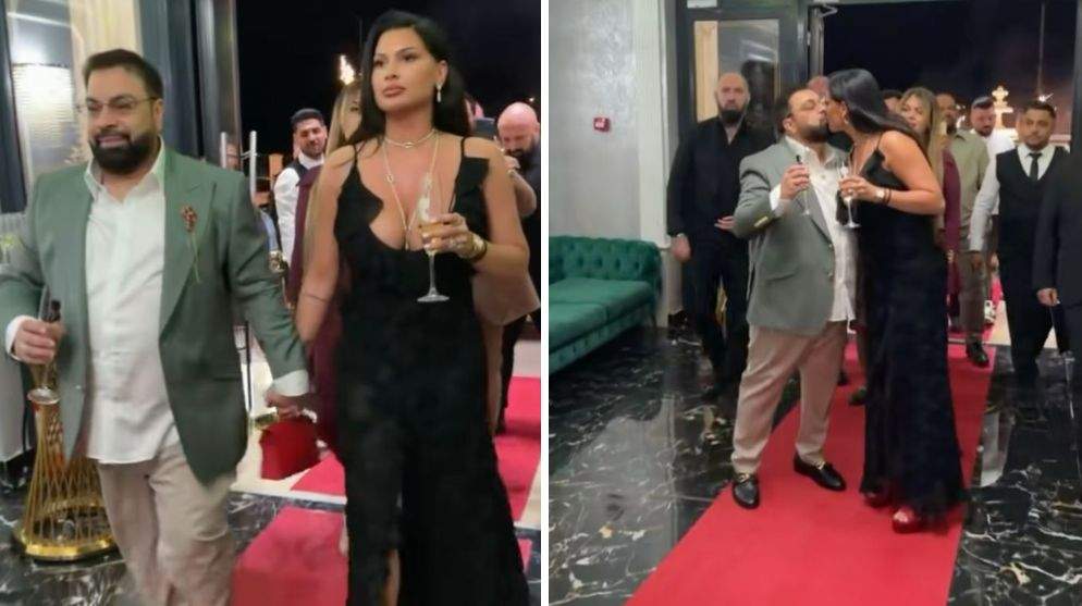Colaj foto cu Florin Salam și Roxana Dobre