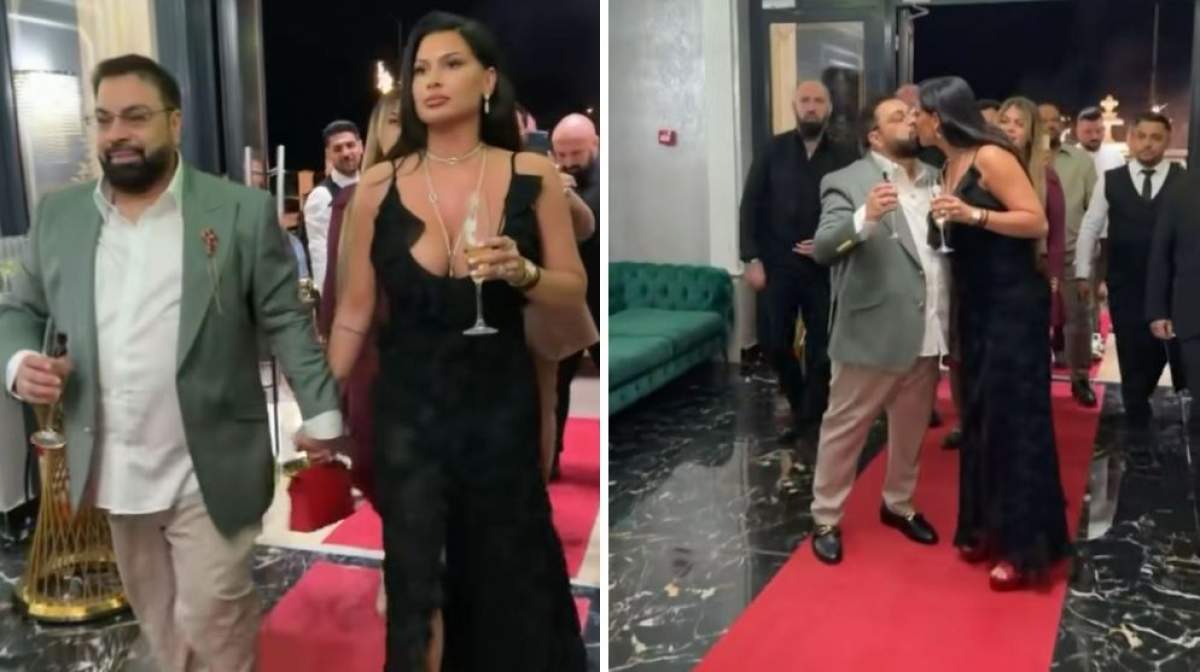 Colaj foto cu Florin Salam și Roxana Dobre