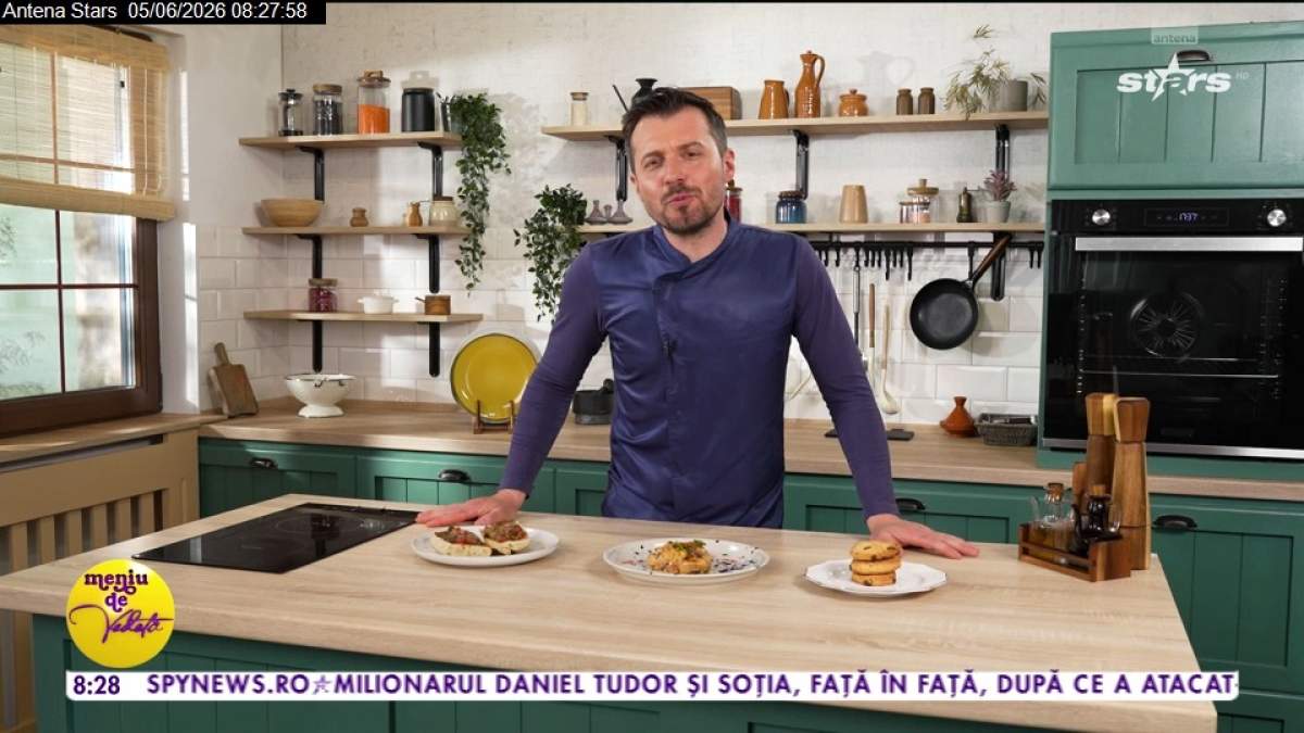 Rețeta lui Horia Manea de muşchi de porc cu sos chimichurri, de la Meniu de vedetă