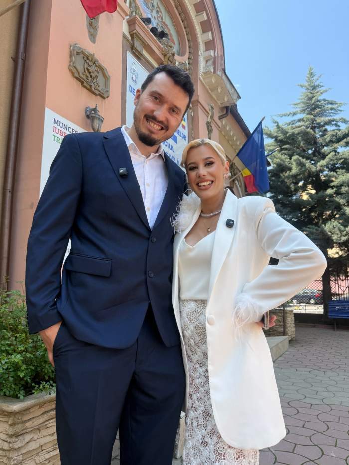 anisia gafton si iubitul ei, serghei, casatoriti