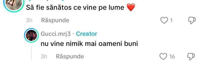 Comentariul lui Gucci