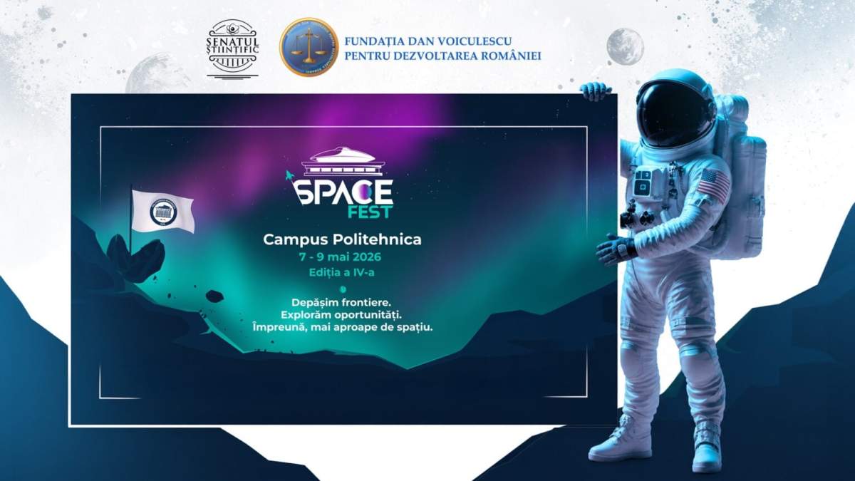 Astăzi începe SpaceFEST 2026: Astronauți NASA, rachete supersonice și un survol aerian spectaculos transformă campusul Politehnicii în centrul aerospațial al Europei