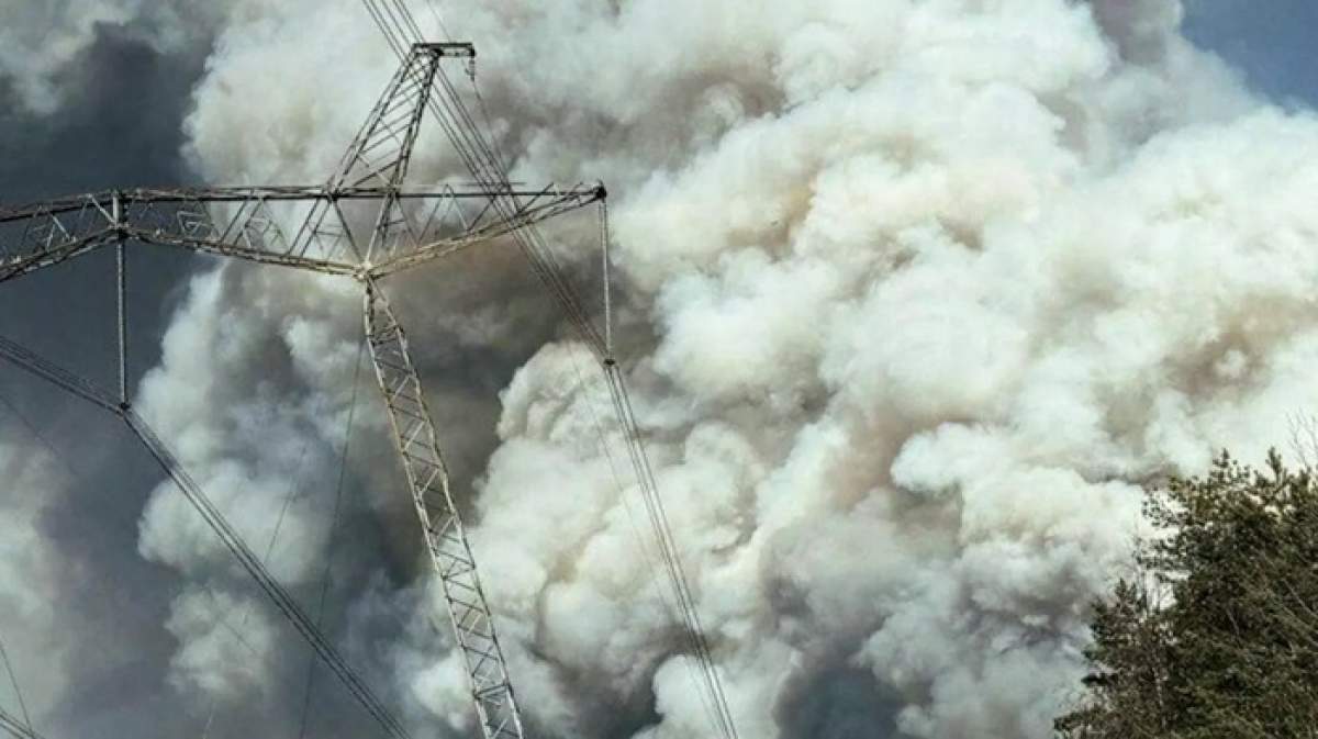 incendiu cernobil