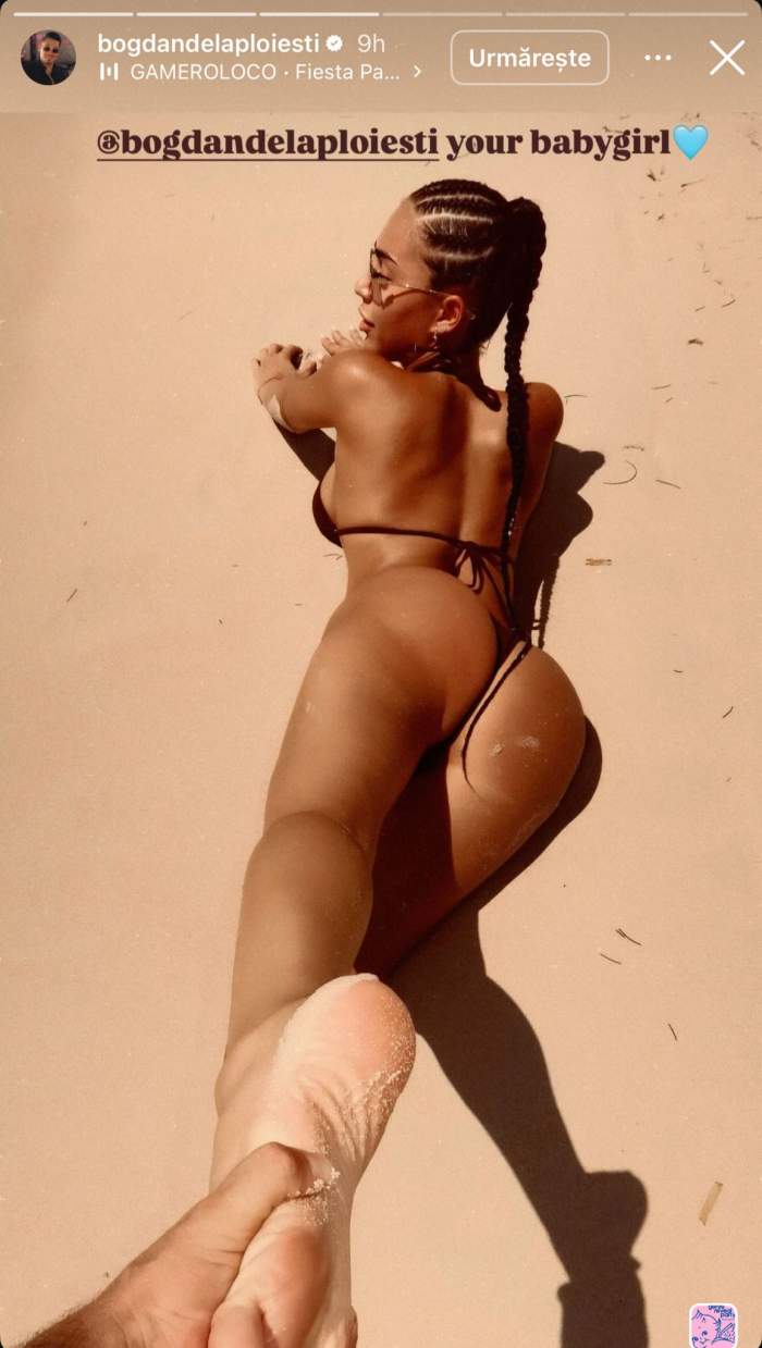 Vanessa, cu fundul la vedere