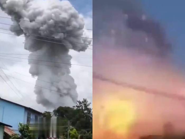 explozie în Myanmar