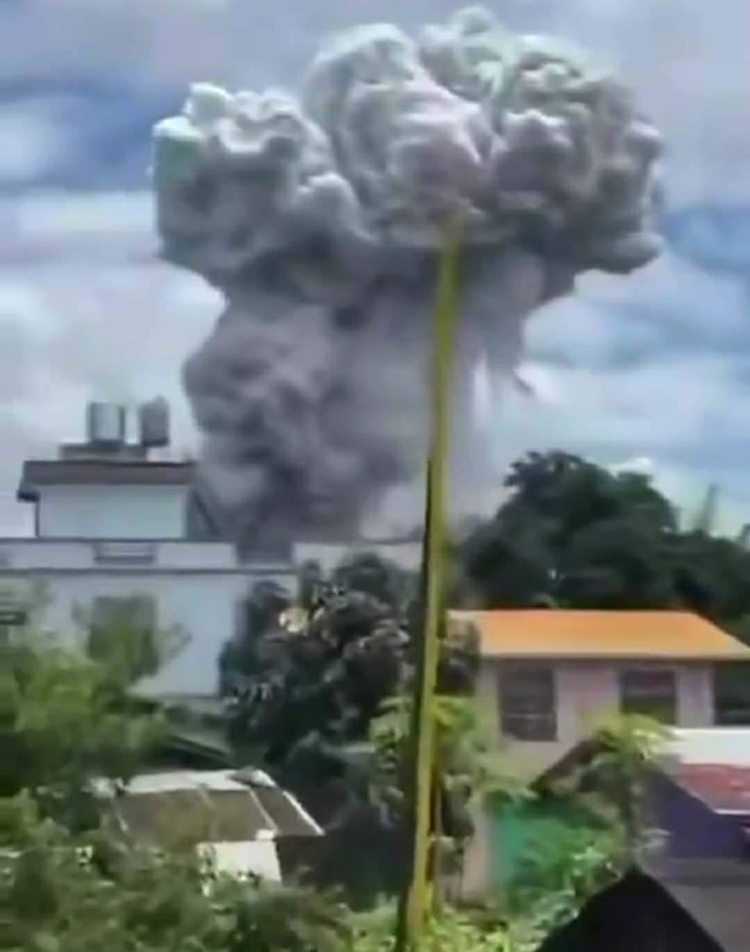 explozie în Myanmar