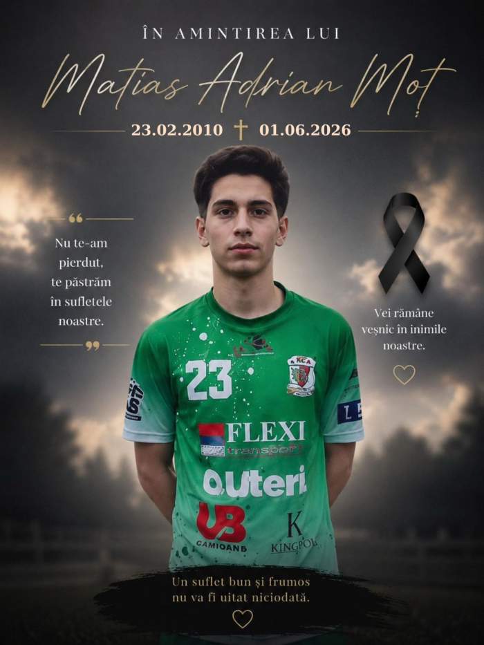 Adolescentul mort în accidentul din Dumbrăvița era fotbalist. Adrian avea toată viața înainte