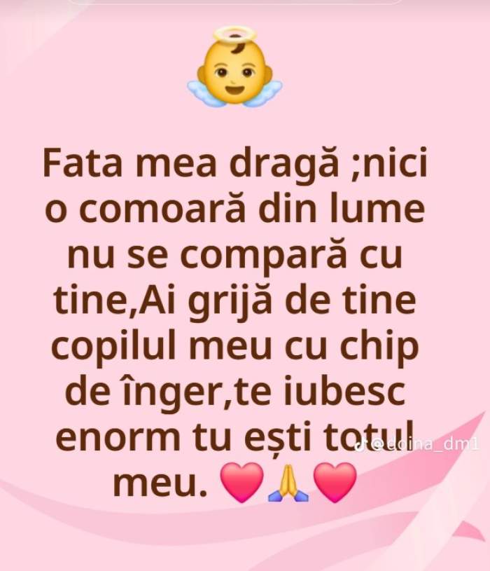 Cum își alină tatăl Alinei Eriko dorul de perioada în care ea era bine. „Pantera neagră” trece, din nou, printr-o perioadă grea