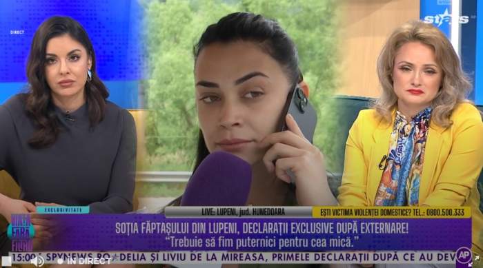 Victima atacului armat din Lupeni a fost externată! Care este starea ei actuală și ce declarații șocante a făcut