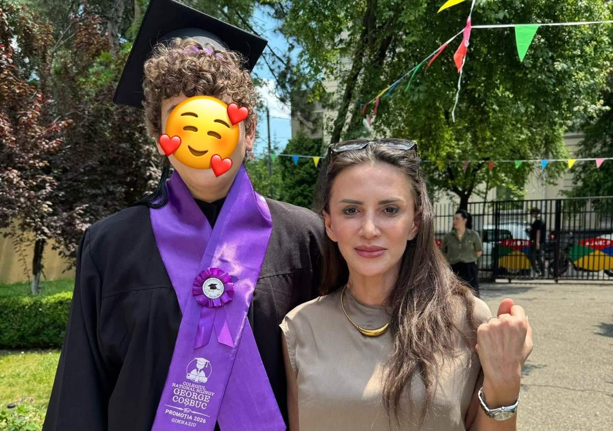 Mara Bănică, alături de fiul ei