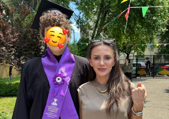 Mara Bănică, alături de fiul ei