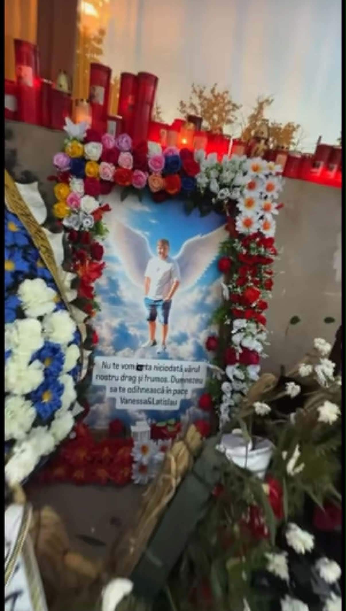 Imagini sfâșietoare de la priveghiul vărului lui Tzancă Uraganu. Familia și prietenii îl plâng pe Traian