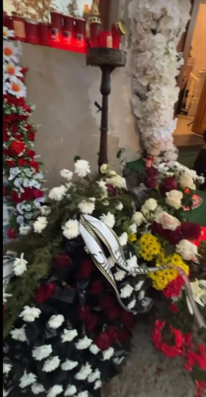 Imagini sfâșietoare de la priveghiul vărului lui Tzancă Uraganu. Familia și prietenii îl plâng pe Traian