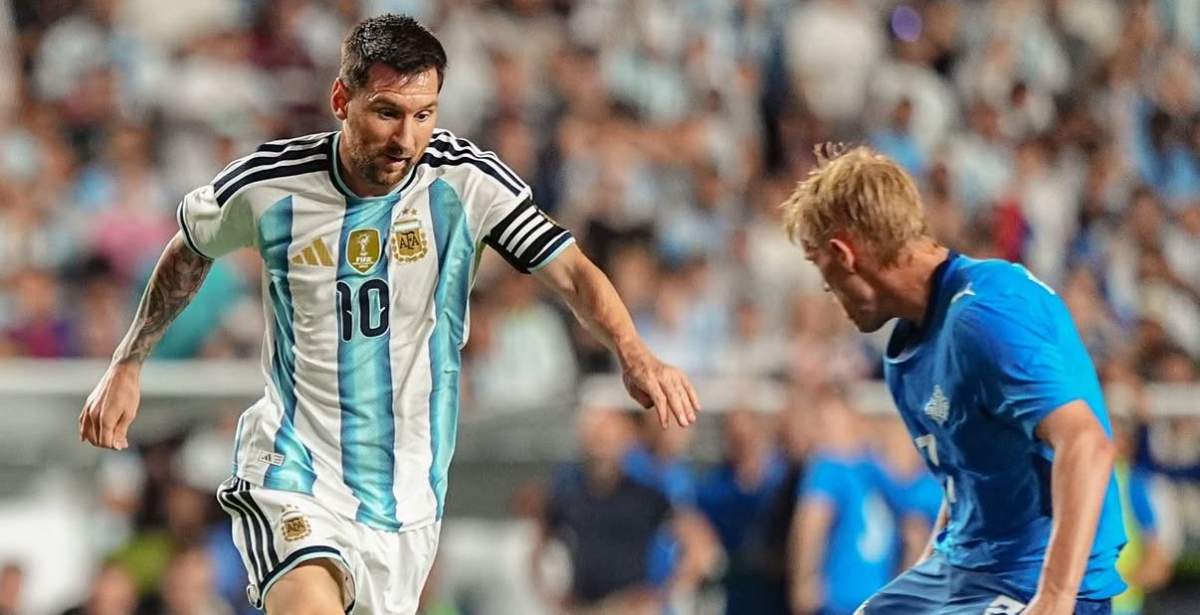 Lionel Messi, pe teren
