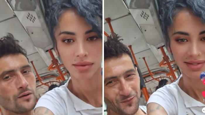 Colaj foto cu Alina Eriko și iubitul ei