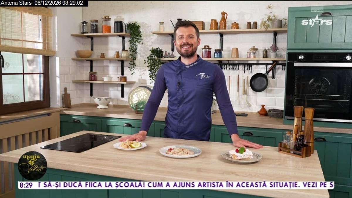Risotto cu roşii şi peşte după rețeta lui Chef Horia Manea de la Meniu de vedetă. Ingredientul care dă un gust aparte preparatului