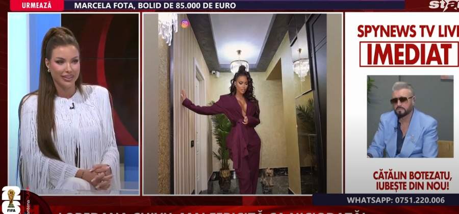 Loredana Chivu, la Spynews TV
