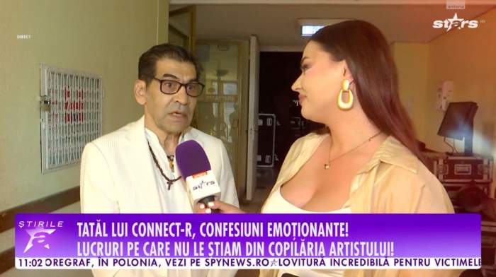 Tatăl lui Connect-R, interviu pentru Știrile Antena Stars