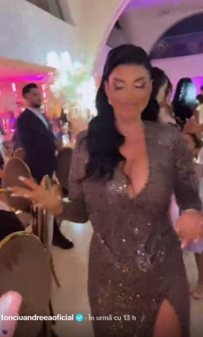 Andreea Tonciu, dans incendiar la un eveniment. Bruneta s-a dezlănțuit