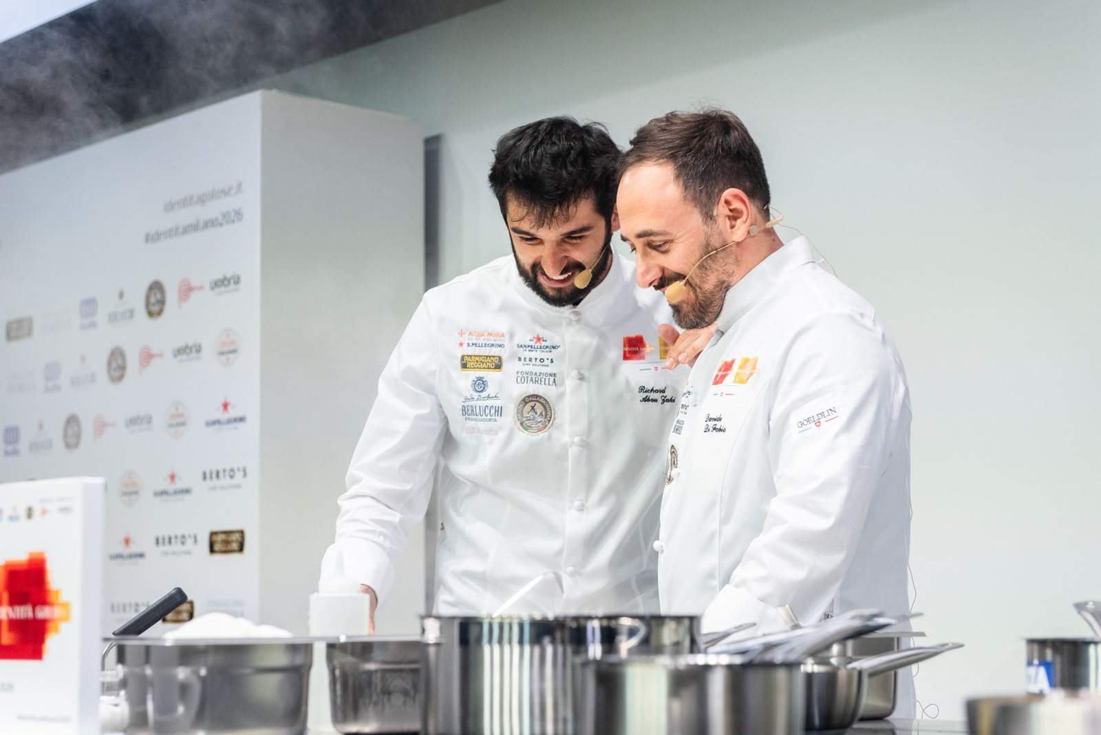 Chef Richard Abou Zaki, pe scena Congresului Internațional de Gastronomie de la Milano, la care au participat cei mai apreciați Chefi la nivel mondial