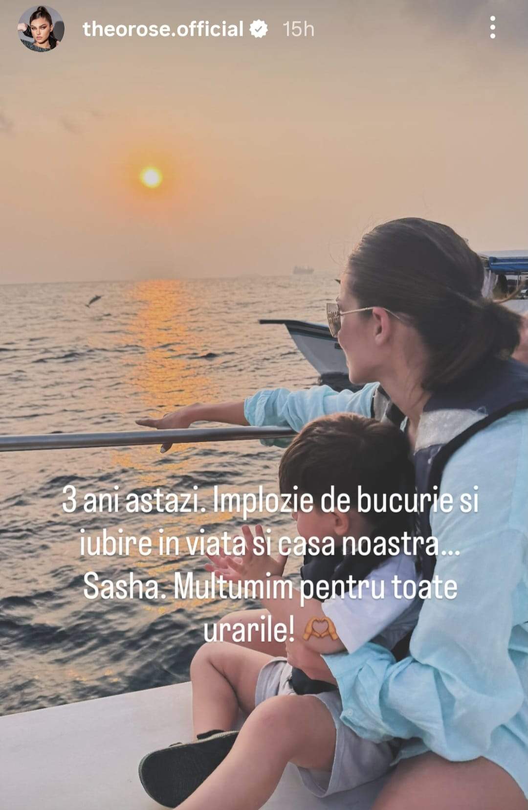 Theo Rose și fiul ei