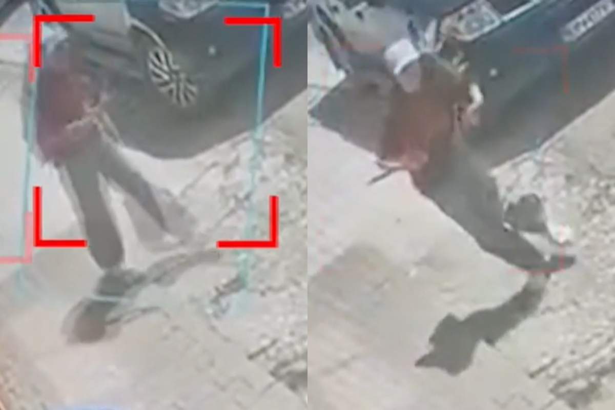 Fetiță de 12 ani, lovită de mașină pe trotuar, în Bistrița. Momentul șocant a fost surprins de camerele de supraveghere