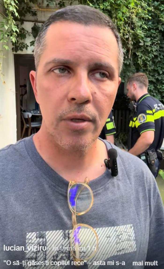 Lucian Viziru, primele declarații după ce copilul i-a fost amenințat cu moartea! Poliția a intervenit