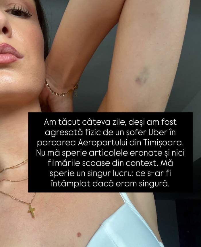 Mesajul influenceriței abuzate