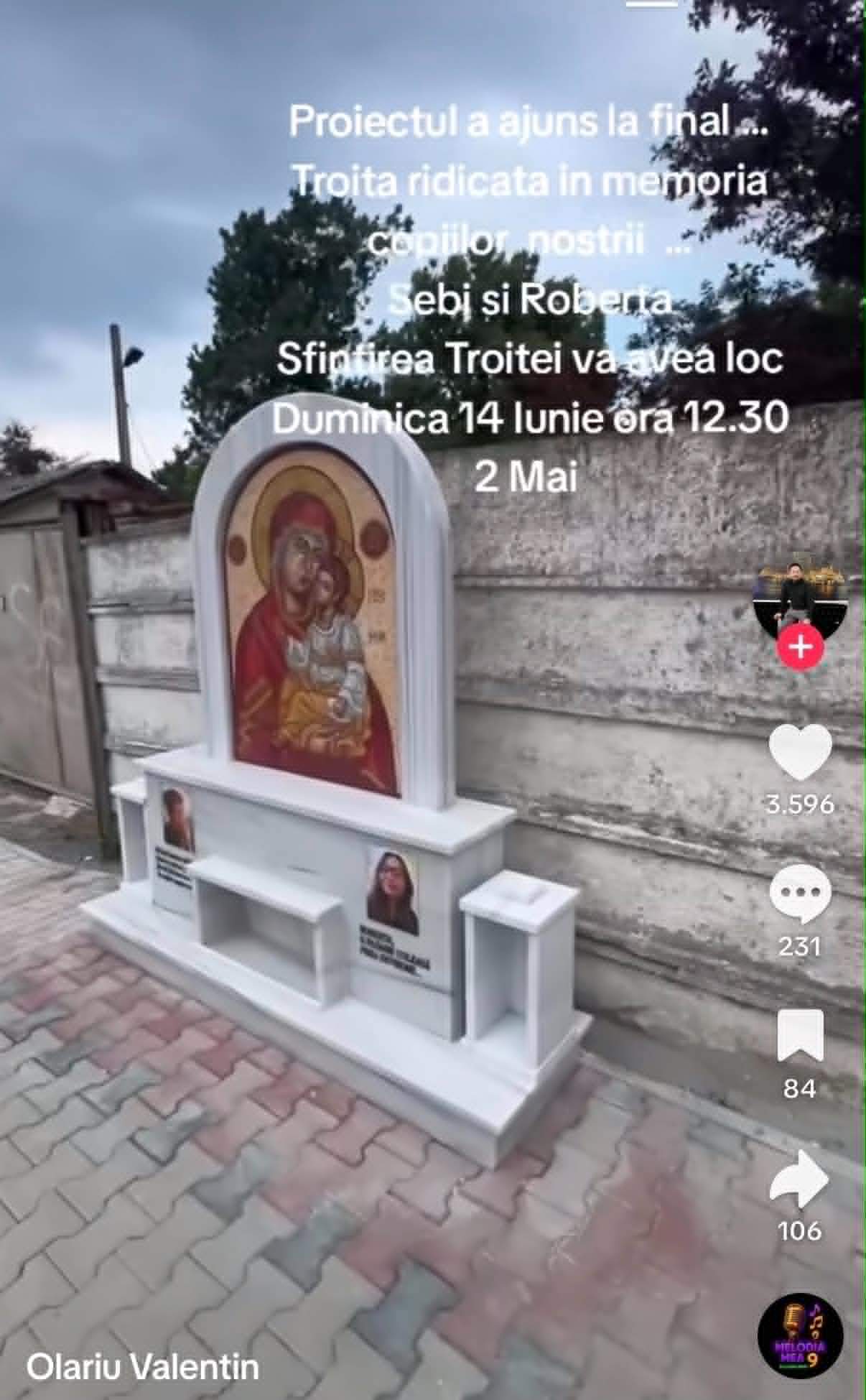Gest emoționant în memoria victimelor accidentului din 2 Mai, Sebi și Roberta! Ce a apărut la locul accidentului