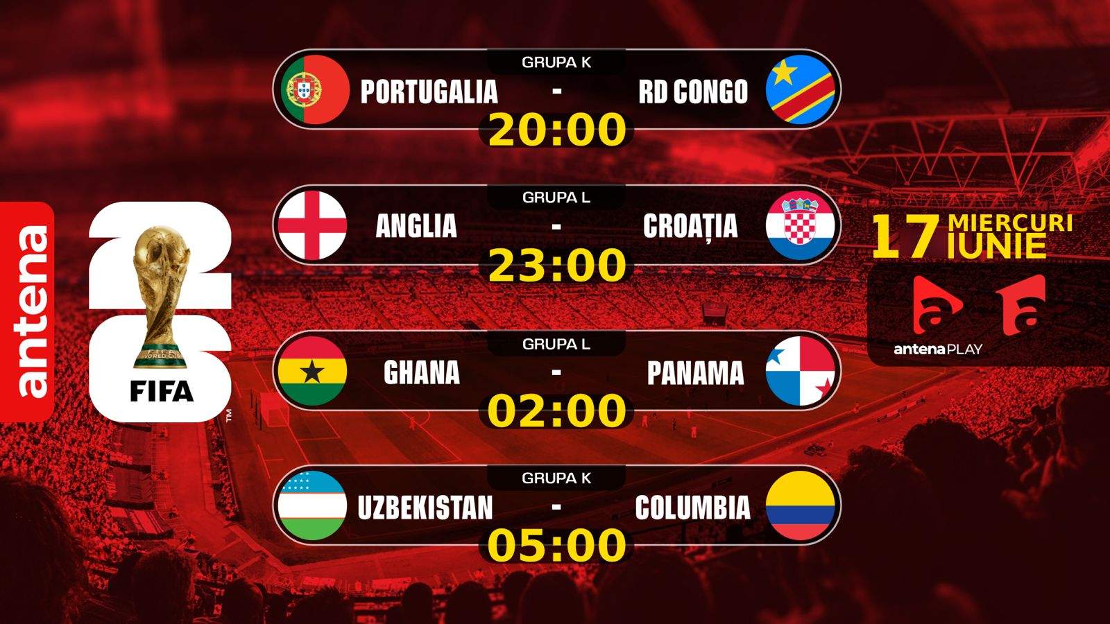 Messi şi Mbappe, noi recorduri doborâte încă din primele confruntări World Cup 2026. Antena 1, lider detaşat de audiență şi în cea de-a şasea zi a Campionatului Mondial